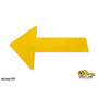 Mighty Line New* Jumbo Yellow Arrow - Pack of 20 - Floor Marking 10" x 15"