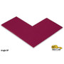 Mighty Line 3" Wide Solid Purple Angle - Pack of 100 - Floor Tape & Floor Marking