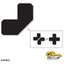 Mighty Line 2" Black Half Angle - Pack of 100