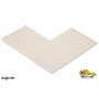 Mighty Line 3" Wide Solid White Angle - Pack of 100 - Floor Tape & Floor Marking