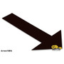 Mighty Line Solid Black Arrow - Pack of 50 - Floor Marking