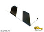 White/Black Hazard 4 Floor Tape Segments