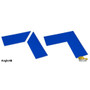 Mighty Line 4" Wide Solid Blue 10" Long Angle - Pack of 25