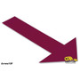 Mighty Line Solid Purple Arrow - Pack of 50 - Floor Marking