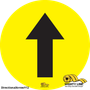 12" Directional Arrow Sign - 1 Sign - Floor Marking