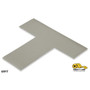 Mighty Line 2" Wide Solid Gray T - Pack of 100 - Floor Tape & Floor Marking