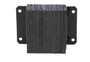 Vestil Laminated Rubber Dock Bumper - 12 In. x 14 In. x 4-1/2 In. - Black
