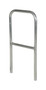 Vestil Aluminum Pipe Safety Railing - 24 In. Length - Silver