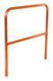 Vestil Aluminum Pipe Safety Railing - 48 In. Length - Orange