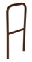 Vestil Aluminum Pipe Safety Railing - 24 In. Length - Brown