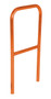 Vestil Aluminum Pipe Safety Railing - 24 In. Length - Orange