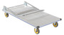 Vestil Aluminum Platform Truck With Polyurethane Casters - 24 In. x 48 In. 600 lb - Silver