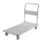 Vestil Aluminum Platform Truck With Polyurethane Casters - 24 In. x 48 In. 600 lb - Silver