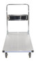 Vestil Aluminum Platform Truck With Polyurethane Casters - 24 In. x 48 In. 600 lb - Silver