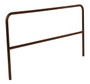 Vestil Aluminum Pipe Safety Railing - 84 In. Length - Brown