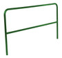 Vestil Aluminum Pipe Safety Railing - 84 In. Length - Green