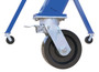 Vestil Steel Adjustable Height Gantry Crane with Total Locking Phenolic Casters - 15 Ft. Wide x 16 Ft. Max Usable Height 4,000 lb - Blue