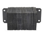 Vestil Laminated Rubber Dock Bumper - 10 In. x 18 In. x 6 In. - Black