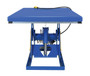 Vestil Steel Rotary Air Hydraulic Scissor Lift Table - 48 In. x 72 In. 3,000 lb - Blue