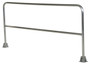 Vestil Aluminum Pipe Safety Railing - 96 In. Length - Silver