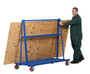 Vestil Steel A-Frame Cart - 30 In. x 60 In. 2,000 lb - Blue