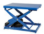 Vestil Steel Heavy-Duty Air Bag Scissor Lift Table - 48 In. x 32 In. 2,000 lb - Blue