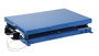 Vestil Steel Heavy-Duty Air Bag Scissor Lift Table - 48 In. x 32 In. 2,000 lb - Blue