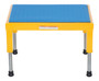 Vestil Steel Adjustable Work-Mate Stand - 24 In. x 19 In. x 10-1/2 In. 500 lb - Yellow