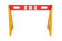 Vestil Plastic A-Frame Barricade - 44-5/8 In. x 19-1/2 In. x 31-3/4 In. - Yellow