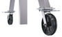 Vestil Aluminum Adjustable Height Gantry Crane with V-Groove Cast Iron Casters - 10 Ft. Wide x 8 Ft. Max Usable Height 2,000 lb - Silver