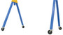 Vestil Steel Knock-Down Adjustable Height Gantry Crane with Total Locking Glass Filled Nylon Casters - 20 Ft. Wide x 12 Ft. Max Usable Height 4,000 lb - Blue