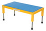 Vestil Steel Adjustable Work-Mate Stand - 36 In. x 19 In. x 10-1/2 In. 500 lb - Yellow