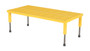 Vestil Steel Adjustable Work-Mate Stand - 48-3/4 In. x 23-1/2 In. x 10-1/2 In. 500 lb - Yellow