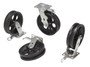 Vestil Cast Iron Swivel V-Groove Casters With - 4-Position Lock 8 In. x 2 In. For Aluminum Gantry Crane Models 2,000 lb