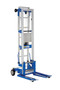 Vestil Factory Installed Aluminum/Steel Retractable Ladder For A-LIFT-EHP Models - 250 lb - Silver