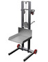 Vestil Aluminum Low Profile Lite Load Lift With Winch and Fixed Wheels - 20 In. x 20 In. Platform 400 lb - Silver