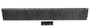 Vestil Laminated Rubber Dock Bumper - 12 In. x 96 In. 6 In. - Black