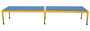 Vestil Steel Adjustable Work-Mate Stand - 96 In. x 24 In. x 10-1/2 In. 500 lb - Yellow