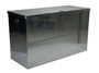 Vestil Aluminum Portable Tool Box with Fold Down Front Door - 24-5/8 In. x 37-1/4 In. x 24-5/8 In. 2500 lb - Silver