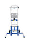 Vestil Factory Installed Aluminum/Steel Retractable Ladder For A-LIFT Models - 250 lb - Silver