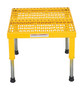 Vestil Steel Adjustable Work-Mate Stand - 23-1/2 In. x 19-9/16 In. x 10-1/2 In. 500 lb - Yellow
