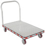 Vestil Aluminum Heavy Duty Tread Plate Platform Truck - 30 In. x 48 In. 3600 lb - Silver