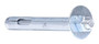 Vestil Steel Concrete Sleeve Anchor Bolts - 1/2 In. x 4 In. - Silver