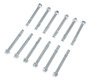 Vestil Steel Concrete Sleeve Anchor Bolts - 12 Pack 3/4 In. x 6 In. - Silver