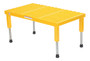 Vestil Steel Adjustable Work-Mate Stand - 35-1/4 In. x 19-9/16 In. x 10-1/2 In. 500 lb - Yellow
