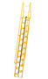 Vestil Steel Alternate Tread Stair - 68 Degrees 73-1/2 In. x 23-1/2 In. x 198 In. 350 lb - Yellow