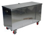 Vestil Aluminum Portable Tool Box with Casters - 24-13/16 In. x 60-3/4 In. x 38-1/4 In. 2500 lb - Silver
