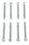 Vestil Steel Concrete Sleeve Anchor Bolts - 8 Pack 3/4 In. x 6 In. - Silver
