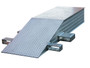 Vestil Factory Installed Welded Steel Fork Pocket - 8-1/8 In. Wide Per Pocket For Wheel Riser - Silver