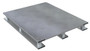 Vestil Aluminum Solid Top with Skid Bottom - 42 In. x 48 In. 6000 lb - Silver